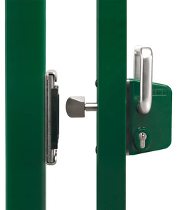 Zamek do bram przesuwnych Locinox LSKZ U2 na profil kwadratowy 120 mm