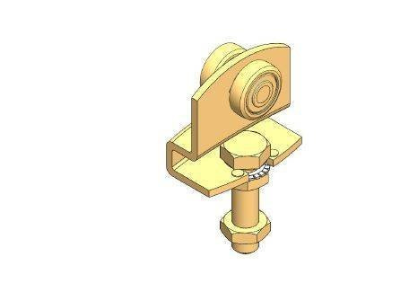 Wózek 2-kołowy NIKO 54.R90, stal nierdzewna AISI 304