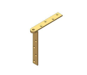 Górny narożnik do skrzydeł drewnianych NIKO 25.F96, ocynk