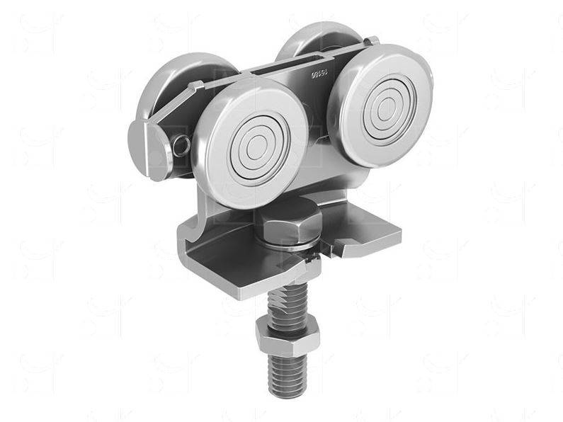 Wózek 4-kołowy MANTION 9262S, ocynk