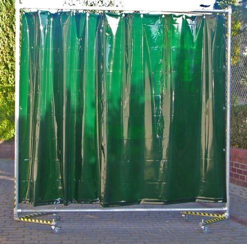 Parawan spawalniczy 2000x2000 mm RK A1 - jednościenny z arkuszem gr. 0,4 mm