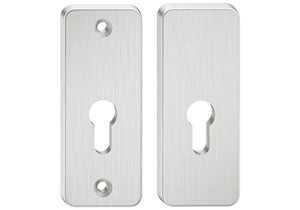 Szyld górny antywłamaniowy w klasie 2 do klamek Metal-Bud ATLAS, wersja krótka