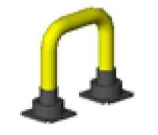 Elastyczna odbojnica przyziemna CM.SPP21