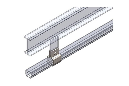 Uchwyt szyny NIKO 53.B03, stal nierdzewna AISI 304