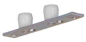 Podwójna nylonowa rolka prowadząca NIKO 38.X66