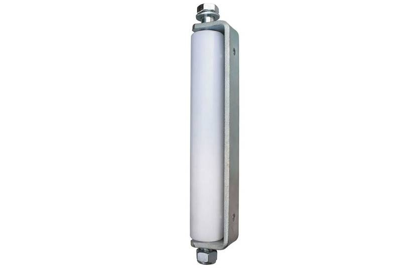 Nylonowy przedłużony prowadnik rolkowy z podporą boczną IBFM, typ 469LP