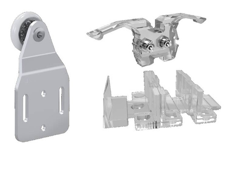 Zestaw SATURN z prowadnicą, na jedno skrzydło drzwi