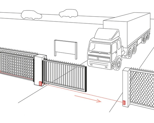 Przelotowa bariera świetlna BIRCHER LBGate TB18 (316763)