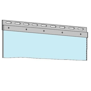 Płytka mocująca 400 mm - stal nierdzewna 1.4016 / 430