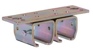 Podwójny uchwyt sufitowy szyny NIKO 25.B32, ocynk