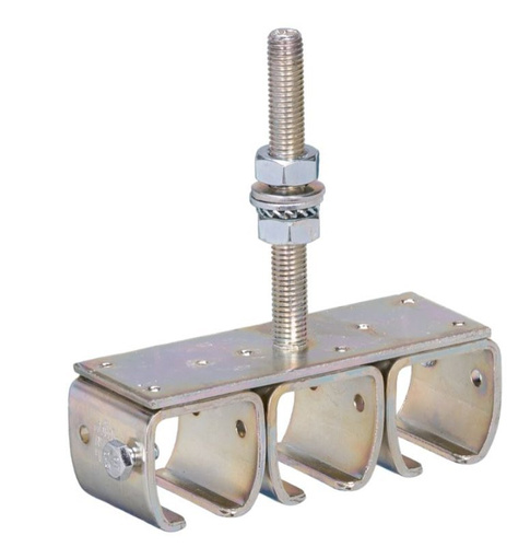 Regulowany potrójny sufitowy uchwyt szyny NIKO 21.B85, ocynk