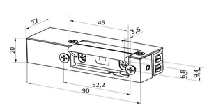 Elektrozaczep BIRA Hartte GL