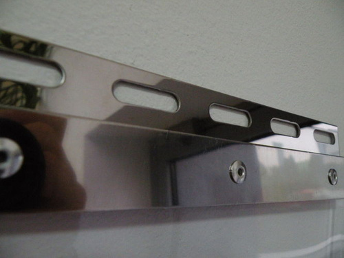 Płytki mocujące 200 mm - stal nierdzewna 1.4016 / 430