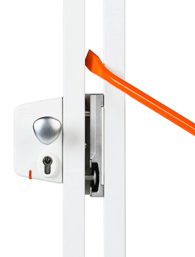 Nawierzchniowy zamek elektryczny Fail Open Locinox LERQ U4 na rurę 30-50 mm