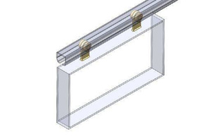 Wózek 2-kołowy NIKO 73.T01, stal kwasoodporna AISI 316