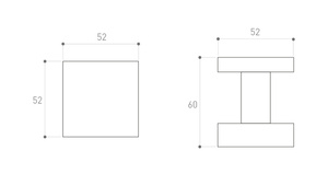 Gałka drzwiowa nierdzewna Metal-Bud