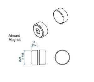 Blokada magnetyczna MANTION GHLK-01