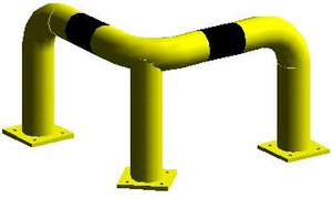 Odbojnica przyziemna "L" CM.OPL03H