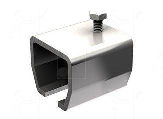 Uchwyt sufitowy do wspawania MANTION 9048XA4, stal kwasoodporna AISI 316