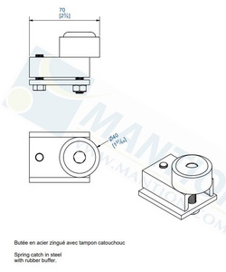 Stoper MANTION 2098, ocynk