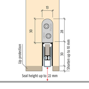 Uszczelka opadająca PLANET HS-plus