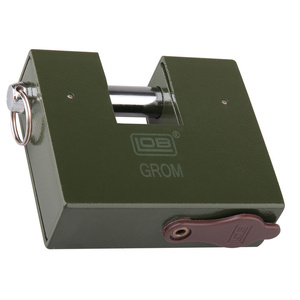 Kłódka zasuwkowa trzpieniowa LOB GROM XT (KT11), atest wojskowy NATO