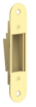 Regulowana blacha zaczepowa do zamków magnetycznych Metal-Bud, niska 112 mm