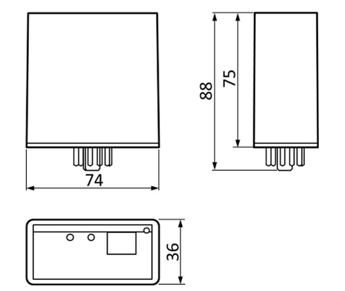 Detektor pętli magnetycznej BIRCHER ProLoop2, jednopętlowy, złącze 11-pin
