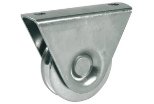 Koło jezdne 1-łożyskowe profil U Ø20 mm z podporą górną