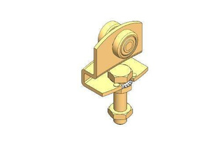 Wózek 2-kołowy NIKO 73.R90, stal kwasoodporna AISI 316