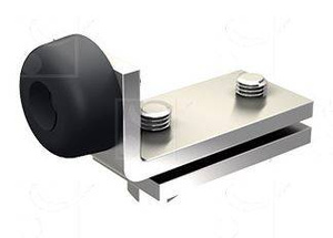 Stoper szyny MANTION 9139XA4, stal kwasoodporna AISI 316