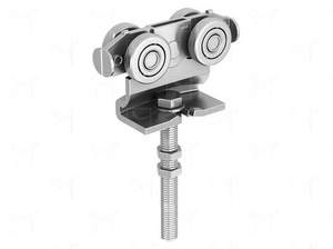 Wózek 4-kołowy z przedłużonym trzpieniem MANTION 9252L, ocynk