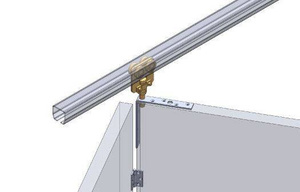 Wózek 4-kołowy z obrotową śrubą NIKO 73.R51, stal kwasoodporna AISI 316
