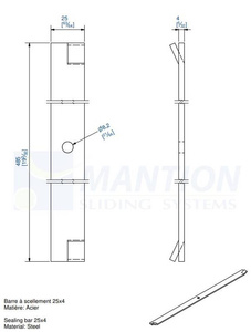Wspornik łuku MANTION 1710, ocynk