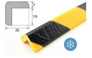 Elastyczny mrozoodporny profil ostrzegawczo-ochronny KNUFFI typ E (1000 mm)