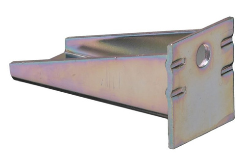 Regulowany podwójny uchwyt ścienny do szyny NIKO 25.B06, ocynk