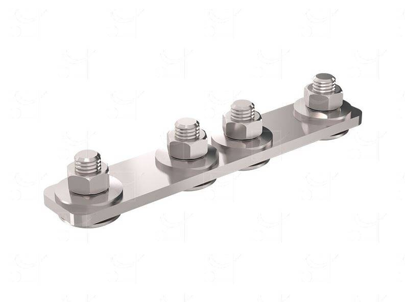 Łącznik szyny MANTION 11293MXA4, stal nierdzewna AISI 304