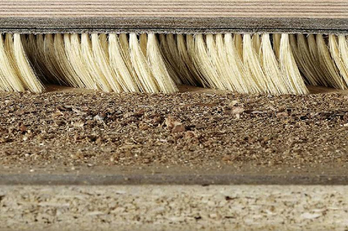 Szczotka na pasie płaskim MINK BFR