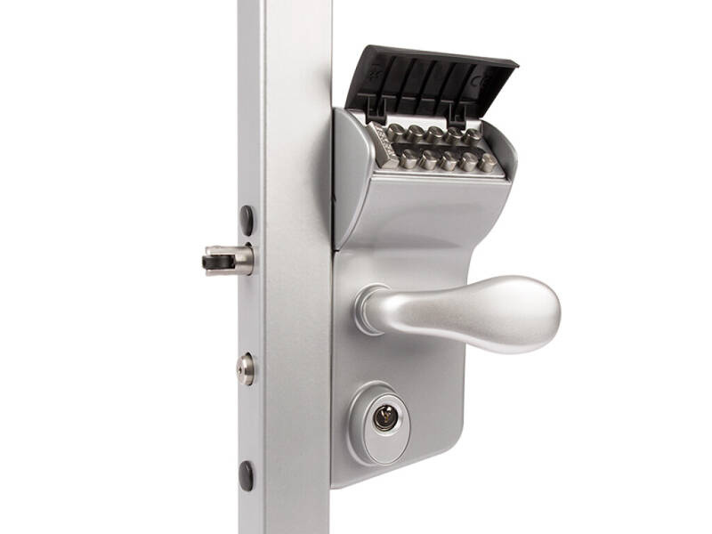 Nawierzchniowy zamek kodowany mechanicznie Locinox VINCI V2 LMKQ na profil kwadratowy 40-60 mm