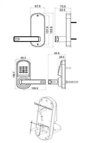 Szyld elektroniczny LOB C003