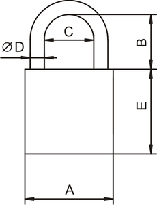 Kłódka szyfrowa YETI KZL190Y