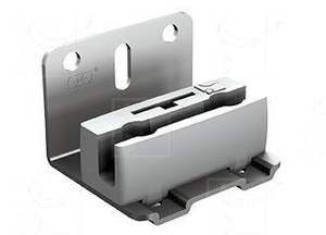 Regulowany prowadnik dolny MANTION 1128GU, stal nierdzewna AISI 304