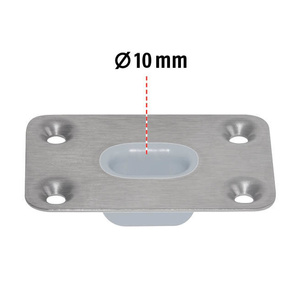 Dolne, szerokie gniazdo do zasuwy drzwiowej PLANET BM Ø10 mm (900276-0)