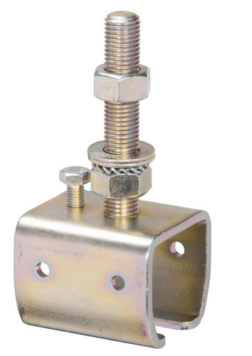 Regulowany uchwyt szyny NIKO 53.B04, stal nierdzewna AISI 304