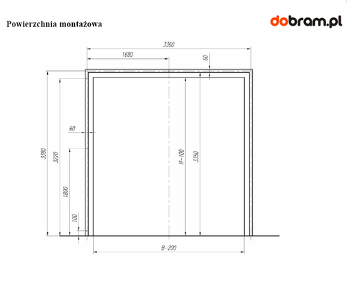 Uszczelnienie bramowe fartuchowe UBF 3446