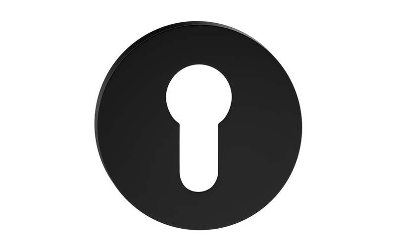 Szyld okrągły Metal-Bud K FIT WB czarny mat