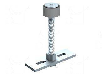 Wzmocniony regulowany prowadnik dolny MANTION 1059R, ocynk