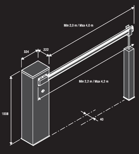 Jednostka centralna szlabanu drogowego BENINCA LADY.4