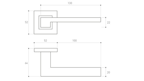 Klamka drzwiowa Metal-Bud SAPPHIRE