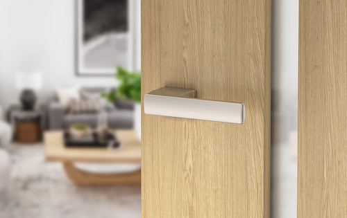 Klamka drzwiowa Metal-Bud SCALA, niewidoczny szyld